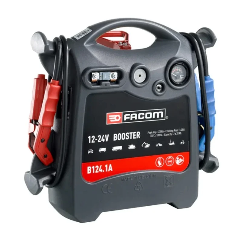 Facom Battery Charger 12V 24V 4A Output Current with EU Plug B124.1A