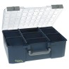 Raaco 9 Cell Blue Polycarbonate Polypropylene Compartment Box 150 mm x 415 mm x 330 mm 136341