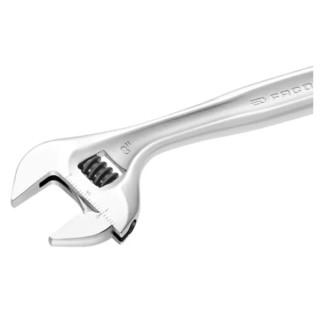Facom Adjustable Spanner with 17 mm Jaw Capacity, 110 mm Overall Length, Chrome Vanadium Steel Metal Handle 101.4