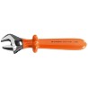 Facom Adjustable Spanner with 30 mm Jaw Capacity, 260 mm Overall Length, Insulated Handle VDE/1000V Approved 113.10TAVSE
