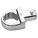Facom Open End Spanner Head, Chrome Finish, Steel, Insert Size 9 x 12 mm, Size 12 mm 12.12