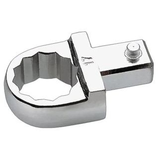 Facom Open End Spanner Head Torque Wrench Accessory Chrome Finish Steel 9 x 12 mm Insert Size 11 mm 12.11