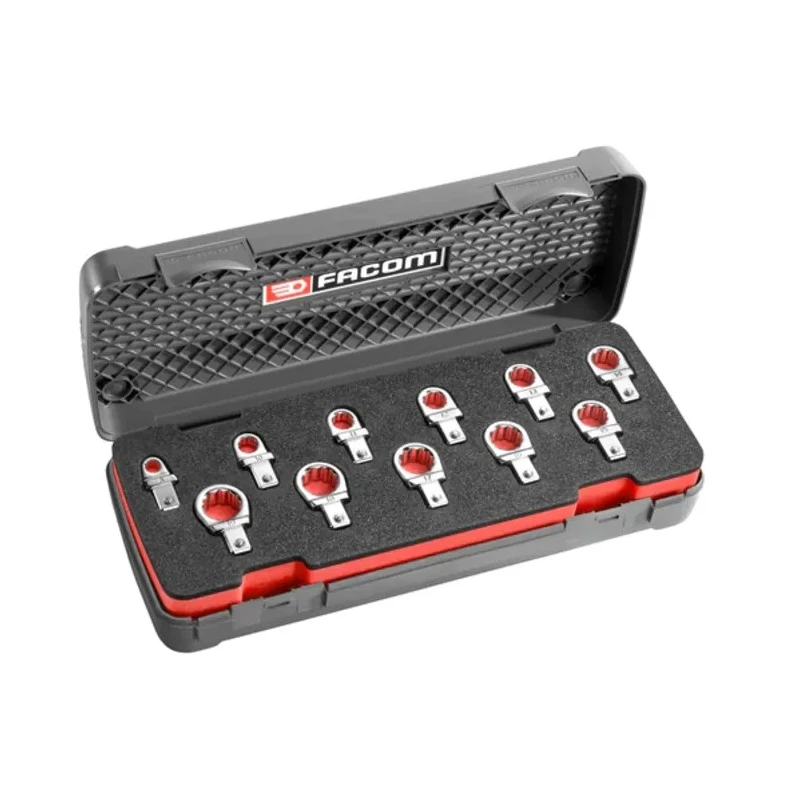 Facom 11-Piece Ring Spanner Set 8 To 19 mm 12.J11