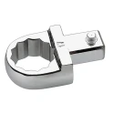 Facom Open End Spanner Head, 9 x 12 mm Insert, 14 mm Chrome Finish 12.14