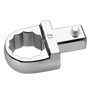 Facom Open End Spanner Head, 9 x 12 mm Insert, 14 mm Chrome Finish 12.14