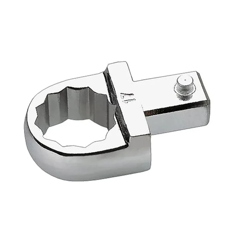 Facom Open End Spanner Head, 9 x 12 mm Insert, 14 mm Chrome Finish 12.14