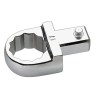 Facom Open End Spanner Head, 9 x 12 mm Insert, 14 mm Chrome Finish 12.14