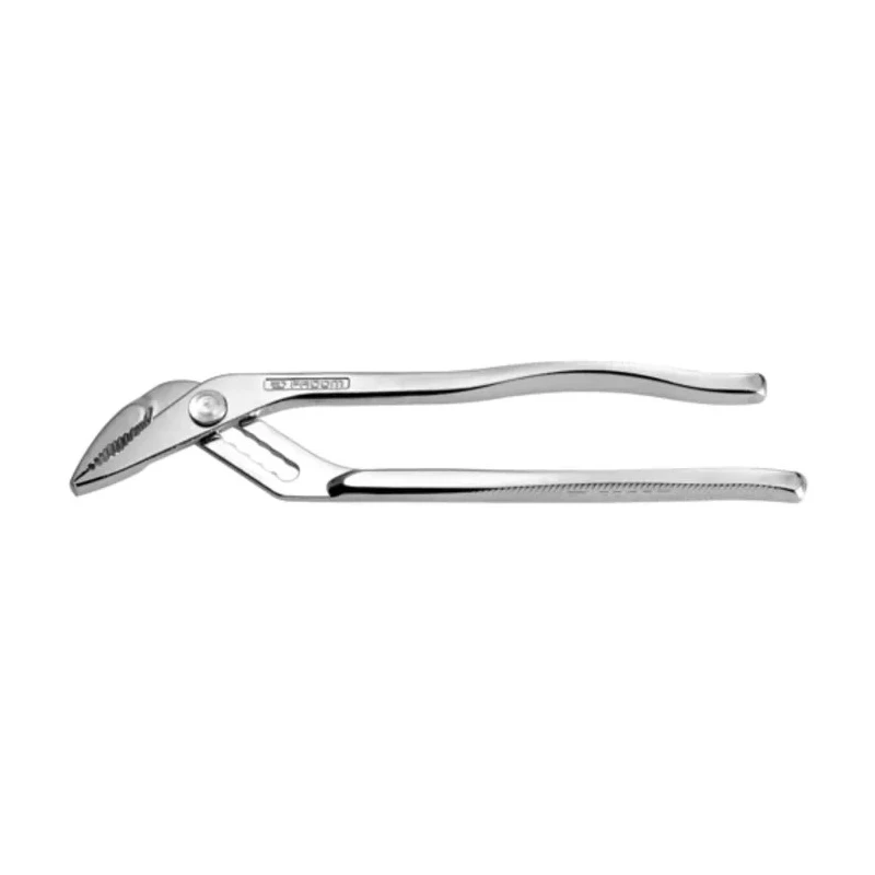 Facom 1-Piece Water Pump Plier, Chrome Finish, 250mm Overall Length, 58mm Jaw Length, VDE/1000V Approved 180