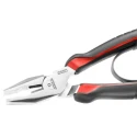 Facom Combination Plier Angled Nose 15°, Cable Gripping Surface, Serrated Flat and Oval Pipe, 205mm Overall 187A.20CPE