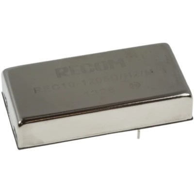 Recom 10W Single Output Regulated Isolated DC/DC Converter 5V DC 1A 36-75V Input Through Hole REC10