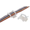 HellermannTyton Natural Polyamide 66 Cable Clip, 3 mm Max Bundle Diameter, Screw Fixing, 26mm x 23mm 151-22819 TY8H1-PA66-NA