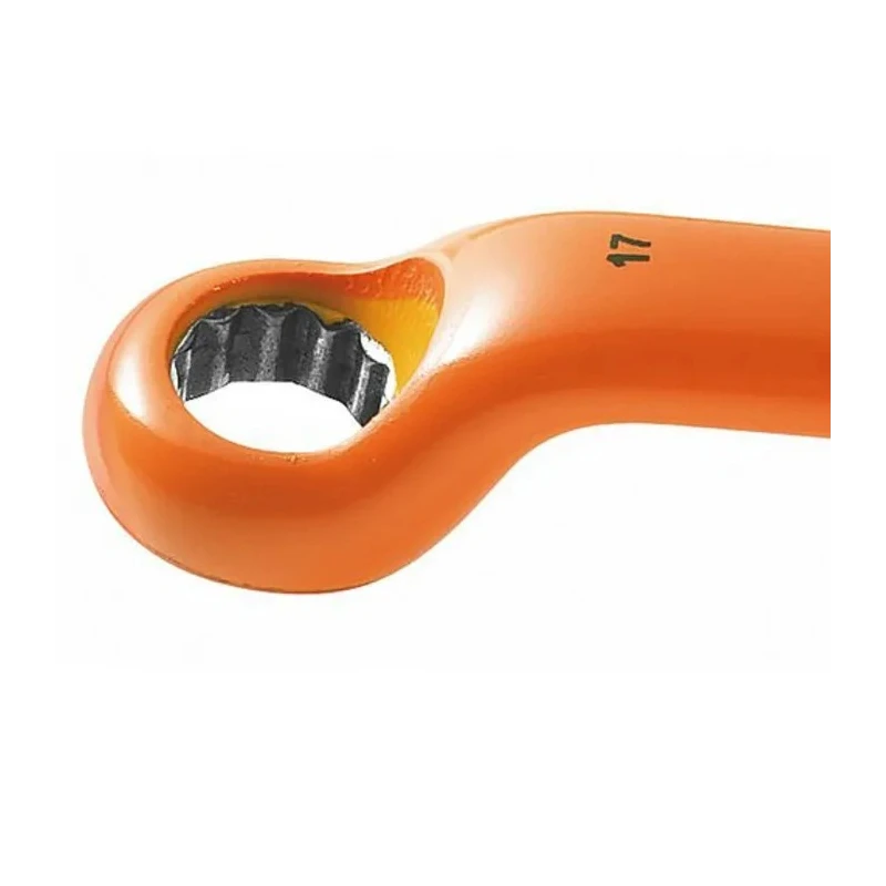 Facom Insulated Offset Ring Spanner 9 mm, 151 mm Overall Length, VDE/1000V Approved 55.9AVSE