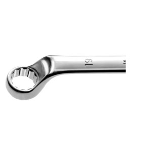 Facom Metric Offset Ring Spanner 27 x 32 mm, 353 mm Overall Length 12-Point Chrome Finish 55A.27X32