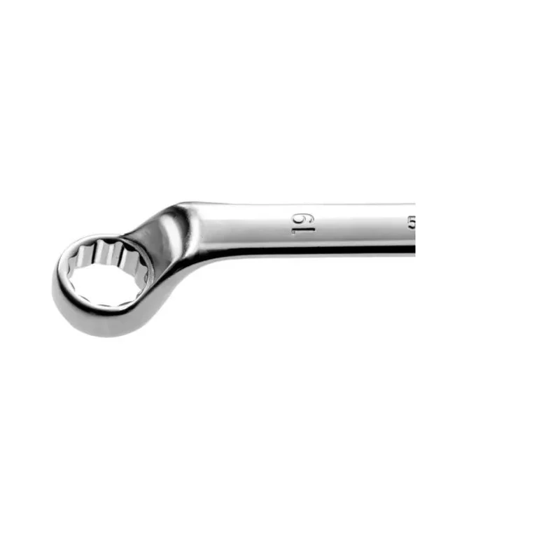 Facom Metric Offset Ring Spanner 27 x 32 mm, 353 mm Overall Length 12-Point Chrome Finish 55A.27X32