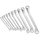 Facom 10-Piece Metric Offset Ring Spanner Set 6 x 7 to 30 x 32 mm 55A.JD10