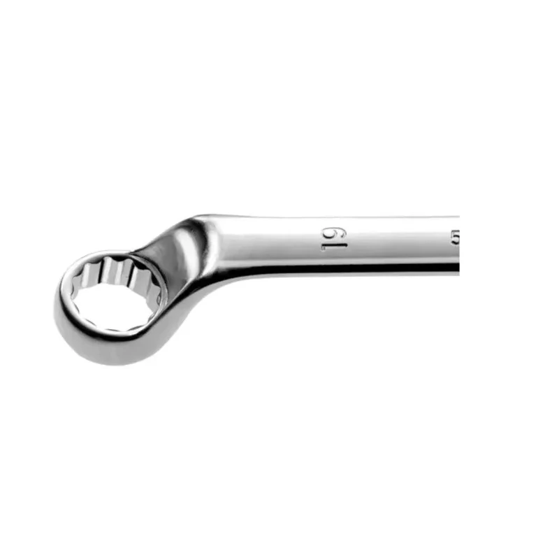 Facom Metric Chrome Finish Offset Ring Spanner 6 x 7 mm, 167 mm Overall Length 55A.6X7