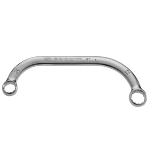 Facom Metric Half Moon Offset Ring Spanner 10 x 12 mm, 143 mm Overall Length 12-Point Chrome Finish 57.10X12