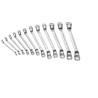 Facom 12-Piece Offset Ring Spanner Set, Sizes 6 x 7 to 30 x 32 mm 55A.JE12