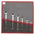 Facom Metric Ratcheting Wrench Set Satin Chrome Finish Standard Head 64.JE6T