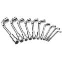 Facom 8 to 22 mm² Socket Wrench with Tube Handle, Round Head, 450mm Overall Length 75.JU10