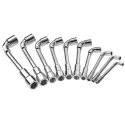 Facom Hexagon Tubular Box Spanner, 10 Pieces, 8 to 19 mm Tip 75.JN10