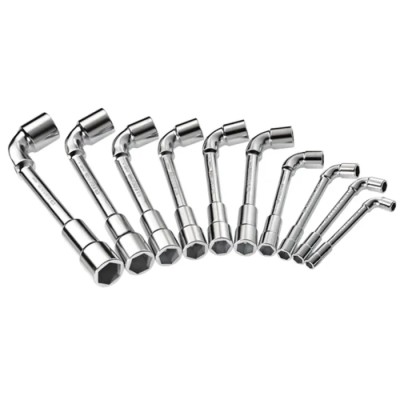 Facom Hexagon Tubular Box Spanner, 10 Pieces, 8 to 19 mm Tip 75.JN10