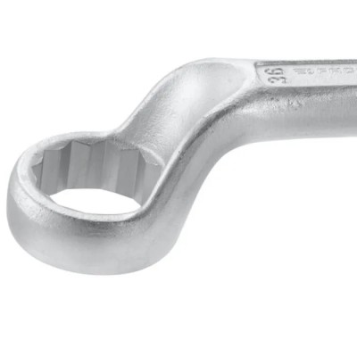 Facom Metric Heavy-Duty Offset Ring Spanner 41 mm, 265 mm Overall Chrome Finish 54A.41