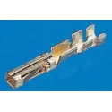 TE Connectivity AMPMODU MOD IV Series Female Crimp Terminal Gold Plated Phosphor Bronze, 24 AWG Min, 20 AWG Max, 3A 167300-8