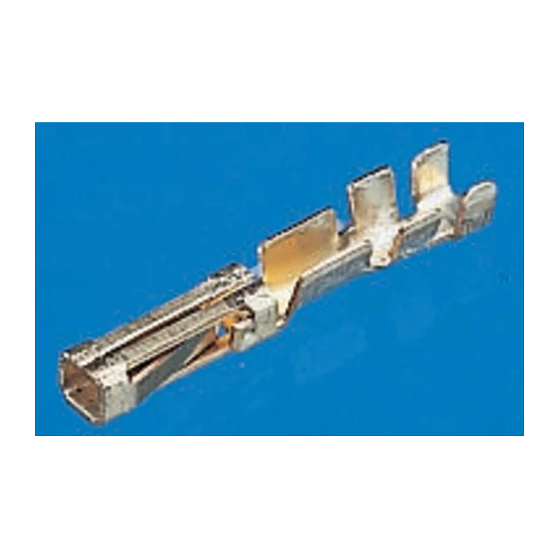 TE Connectivity AMPMODU MOD IV Series Female Crimp Terminal Gold Plated Phosphor Bronze, 24 AWG Min, 20 AWG Max, 3A 167300-8