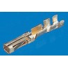 TE Connectivity AMPMODU MOD IV Series Female Crimp Terminal Gold Plated Phosphor Bronze, 24 AWG Min, 20 AWG Max, 3A 167300-8