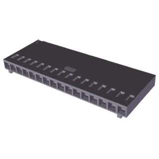 TE Connectivity AMPMODU MOD IV Female Connector Housing 2.54 mm Pitch 16 Way 1 Row Straight 1-102241-4