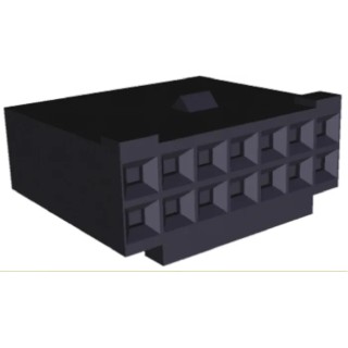 TE Connectivity AMPMODU MOD IV Female Connector Housing 2.54 mm Pitch 20 Way 2 Row Straight 1-87631-6