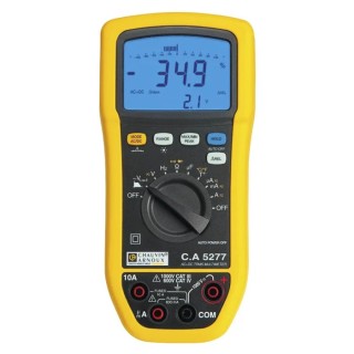 Chauvin Arnoux Handheld True RMS Digital Multimeter CA5277, 1kV AC/DC, 10 A AC, 20 A DC