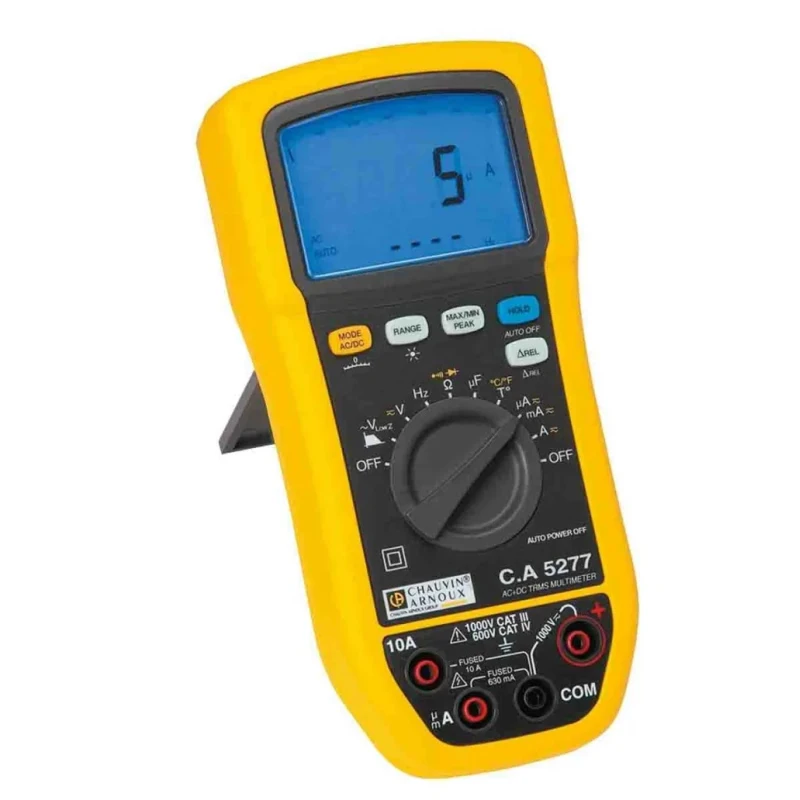 Chauvin Arnoux Handheld True RMS Digital Multimeter CA5277, 1kV AC/DC, 10 A AC, 20 A DC