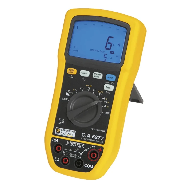 Chauvin Arnoux Handheld True RMS Digital Multimeter CA5277, 1kV AC/DC, 10 A AC, 20 A DC