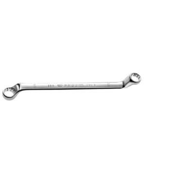 Facom Double Ended Offset Ring Spanner 9.53 x 11.11 mm, 197 mm Overall Length 55A.3/8X7/16