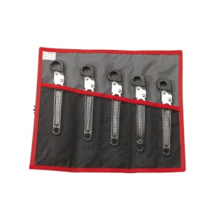 Facom 5-Piece Metric Ratchet Flare Nut Spanner Set 14 to 19 mm 70A.JE5T