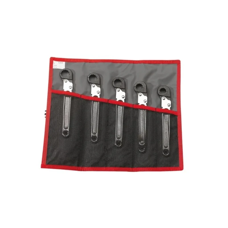 Facom 5-Piece Metric Ratchet Flare Nut Spanner Set 14 to 19 mm 70A.JE5T