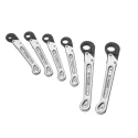 Facom 6-Piece Metric Flare Nut Spanner Set, 8 to 19 mm, Model 70A.JN6