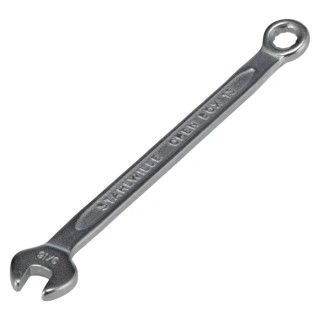 STAHLWILLE Combination Spanner 3/16 in, 95mm Overall, Chrome Alloy Steel, 15° Offset 40481212