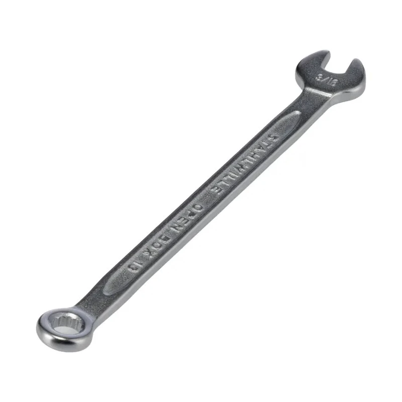 STAHLWILLE Combination Spanner 3/16 in, 95mm Overall, Chrome Alloy Steel, 15° Offset 40481212