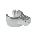 STAHLWILLE Crow Foot Spanner Head, 3/8 in Insert Size, 13/16 in Size, Chrome Finish, Alloy Steel, Model 02490042
