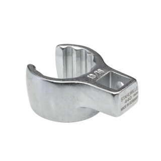 STAHLWILLE Crow Foot Spanner Head, 3/8 in Insert Size, 13/16 in Size, Chrome Finish, Alloy Steel, Model 02490042
