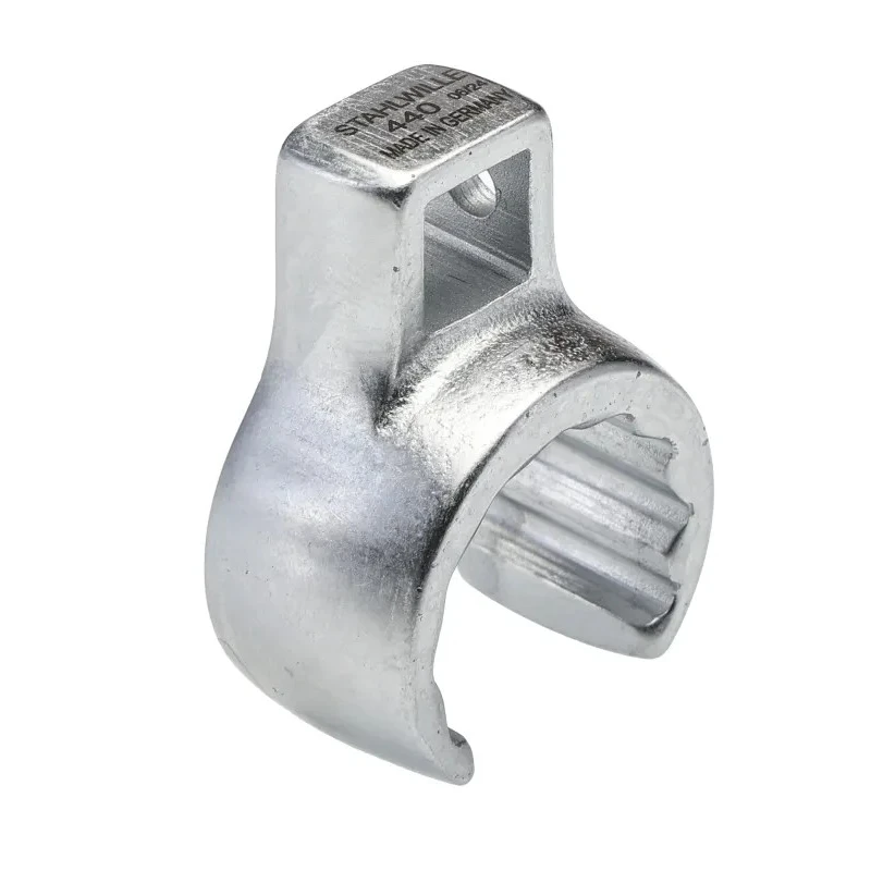 STAHLWILLE Crow Foot Spanner Head, 3/8 in Insert Size, 13/16 in Size, Chrome Finish, Alloy Steel, Model 02490042