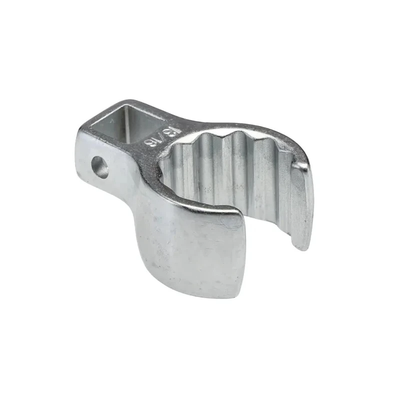 STAHLWILLE Crow Foot Spanner Head, 3/8 in Insert Size, 13/16 in Size, Chrome Finish, Alloy Steel, Model 02490042
