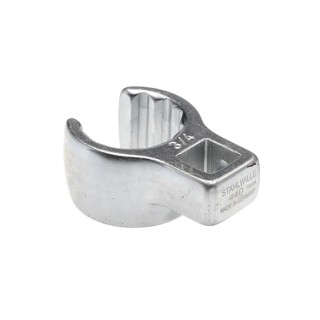 STAHLWILLE Crow Foot Spanner Head 3/8 in Insert Alloy Steel Chrome Finish 02490040