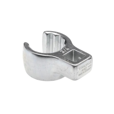 STAHLWILLE Crow Foot Spanner Head 3/8 in Insert Alloy Steel Chrome Finish 02490040