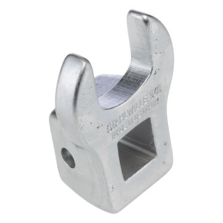 STAHLWILLE Crow Foot Spanner Head, 3/8 in Insert Size, 15 mm Chrome Finish 02200015