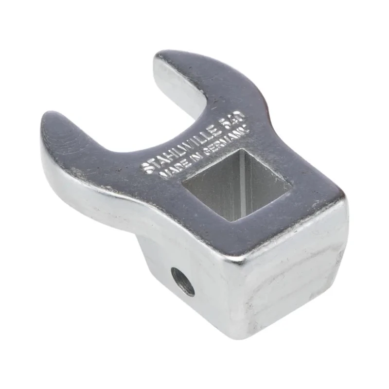 STAHLWILLE Crow Foot Spanner Head, 3/8 in Insert Size, 15 mm Chrome Finish 02200015