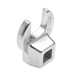 STAHLWILLE Crow Foot Spanner Head 3/8 in Insert 18 mm Size Chrome Alloy Steel Finish 02200018